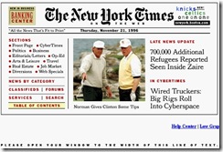 NYT 1996 home page